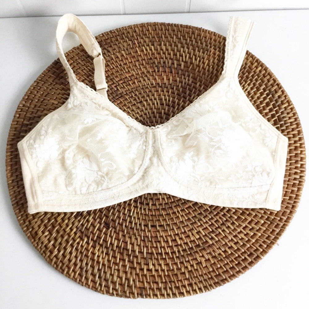 Playtex Lace Bra Light Pink 36 C No Wire